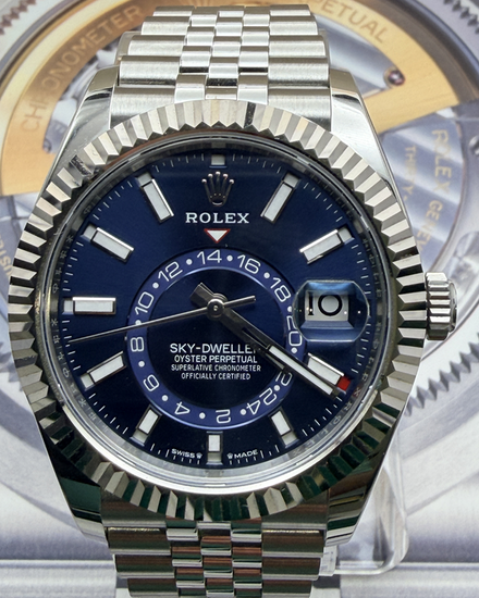 2025 Rolex Sky-Dweller 42MM Blue Dial Jubilee Bracelet (336934)
