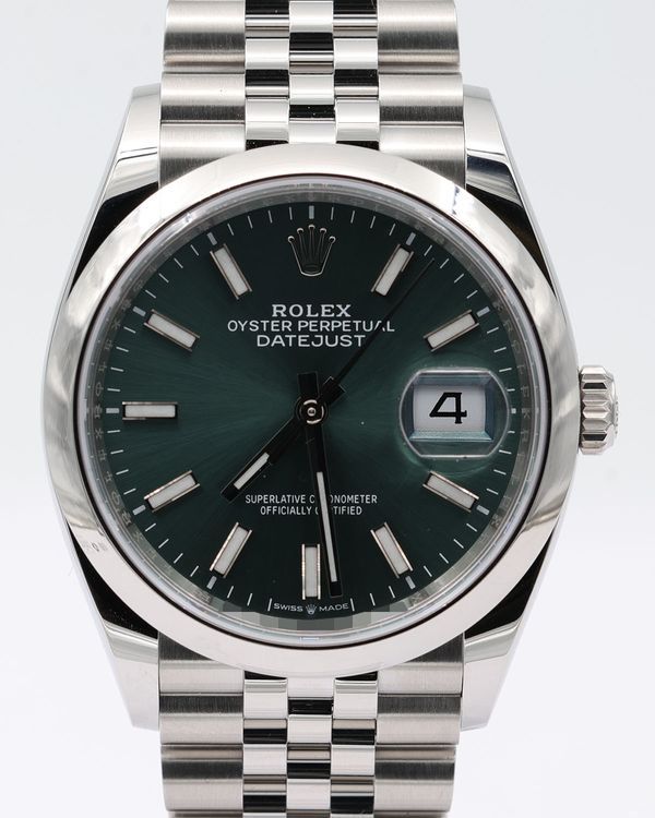 2026 Rolex Datejust 36MM Green Dial Jubilee Bracelet (126200)