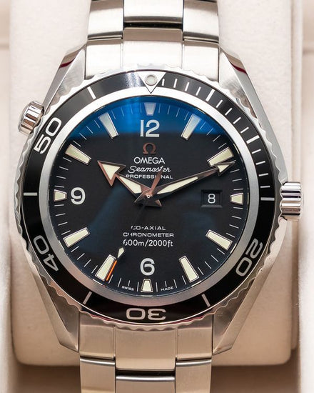 Omega Seamaster Planet Ocean 600M 45.5MM Blue Dial Steel Bracelet (2200.50.00)