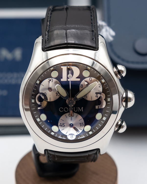 Corum Bubble 45MM White Dial L20)eather Strap (396.250.