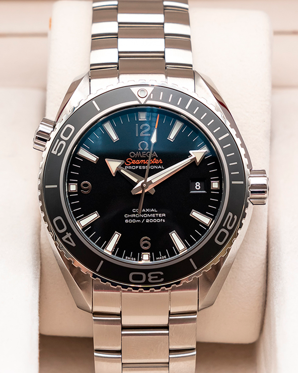 2012 Omega Seamaster Planet Ocean 600M 45.5MM Black Dial Steel Bracelet (232.30.46.21.01.001)