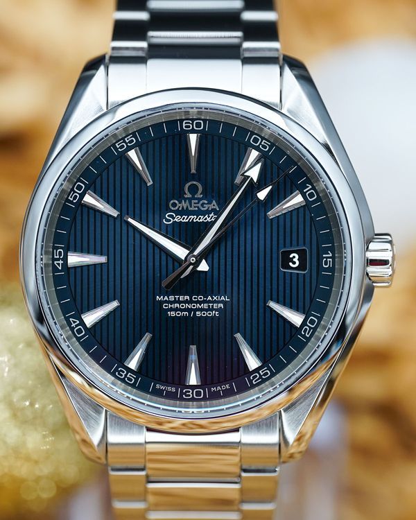 No Reserve - 2025 Omega Seamaster Aqua Terra 150M 41.5MM Blue Dial Steel Bracelet (231.10.42.21.03.003)