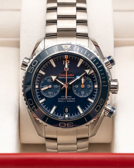 Omega Seamaster Planet Ocean 600M 45.5MM Blue Dial Titanium Bracelet (232.90.46.51.03.001)