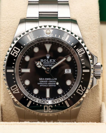 2019 Rolex Sea-Dweller Deepsea 44MM Black Dial Oyster Bracelet (126660)