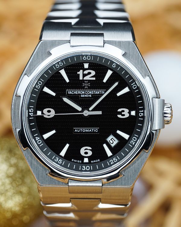 No Reserve - 2014 Vacheron Constantin Overseas 42MM Black Dial Steel Bracelet (47040/B01A-9094)