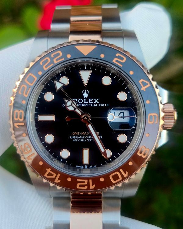 2026 Rolex GMT-Master II "Rootbeer" 40MM Black Dial Two-Tone Oyster Bracelet (126711CHNR)