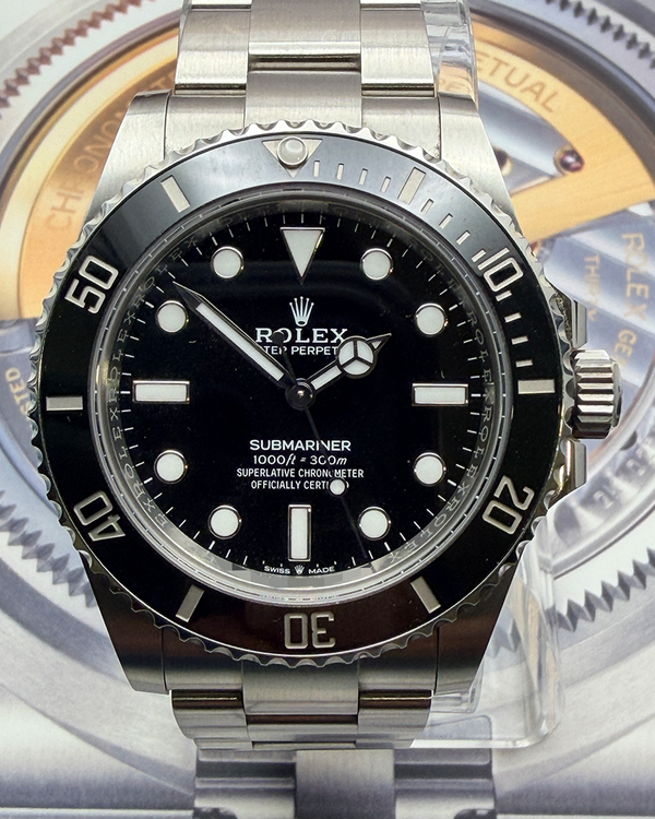 2025 Rolex Submariner No-Date 41MM Black Dial Oyster Bracelet (124060)