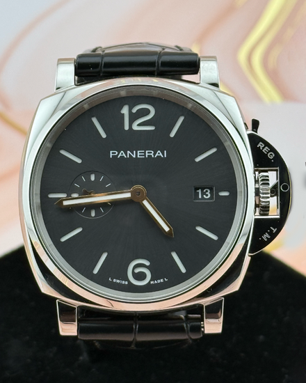 2022 Panerai Luminor Due 42MM Grey Dial Leather Strap (PAM01250)