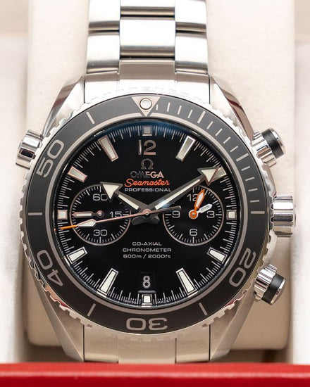 Omega Seamaster Planet Ocean 45.5MM Black Dial Steel Bracelet (232.30.46.51.01.001)