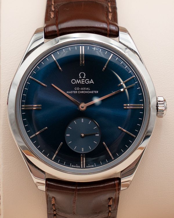 2024 Omega De Ville Trésor 40mm Blue Dial Leather Strap (435.13.40.21.03.002)