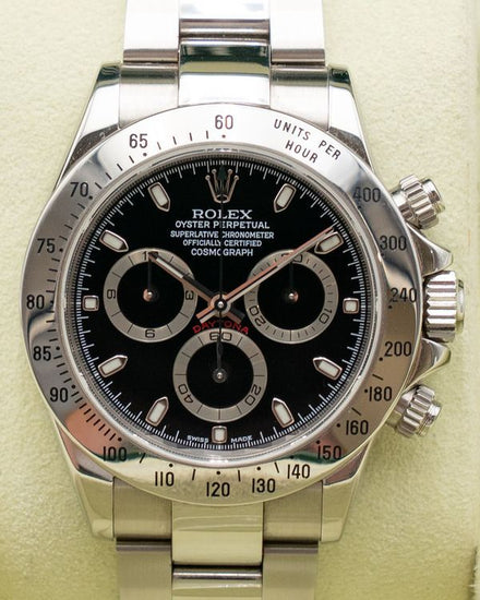 2003 Rolex Cosmograph Daytona 40MM Black Dial Oyster Bracelet (116520)