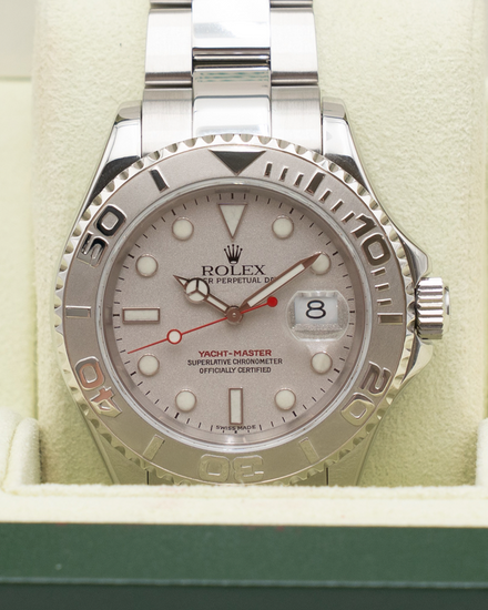2002 Rolex Yacht-Master 40MM Silver Dial Oyster Bracelet (16622)