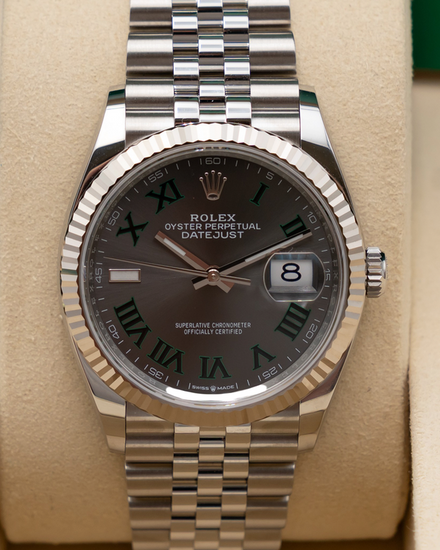 2026 Rolex Datejust "Wimbledon" 36MM Slate Dial Jubilee Bracelet (126234)