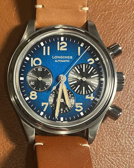 2026 Longines Heritage Avigation Bigeye 41MM Blue Dial Leather Strap (L2.816.1.93.2)