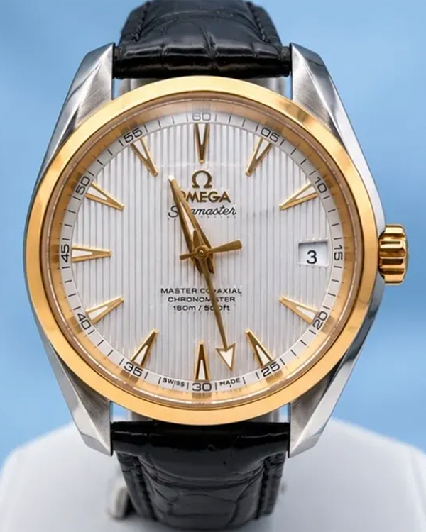 2024 Omega Seamaster Aqua Terra 38.5MM Silver Dial Leather Strap (231.23.39.21.02.002)