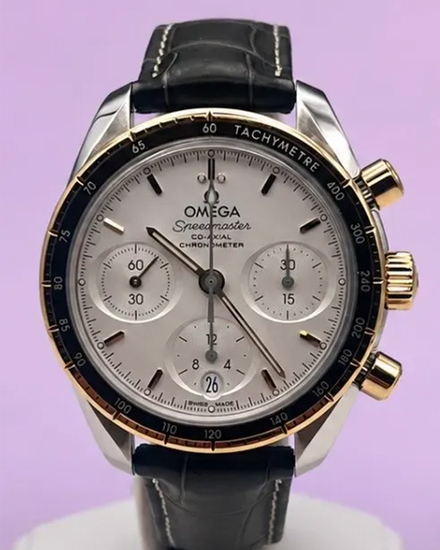 2024 Omega Speedmaster 38MM Silver Dial Leather Strap (324.23.38.50.02.001)