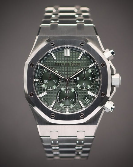 2026 Audemars Piguet Royal Oak Chronograph "50th Anniversary" 41MM Green Dial Steel Bracelet (26240ST.OO.1320ST.08)