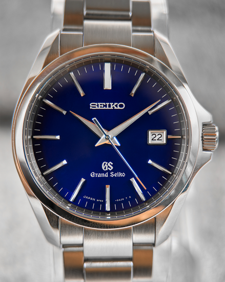 No Reserve - Grand Seiko Heritage 38.5MM Quartz Blue Dial Steel Bracelet (SBGX087)