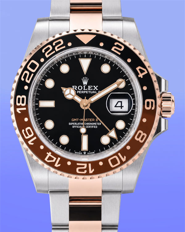 2026 Rolex GMT-Master II "Rootbeer" 40MM Black Dial Two-Tone Oyster Bracelet (126711CHNR)