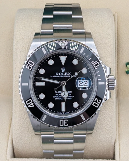 2022 Rolex Submariner Date 41MM Black Dial Oyster Bracelet (126610LN)