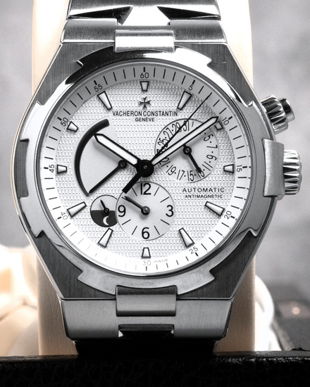 2010 Vacheron Constantin Overseas Dual Time 42MM Silver Dial Steel Bracelet (47450/B01A-9226)