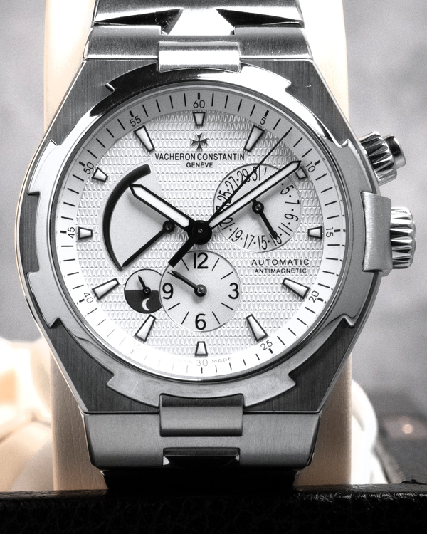 2010 Vacheron Constantin Overseas Dual Time 42MM Silver Dial Steel Bracelet (47450/B01A-9226)