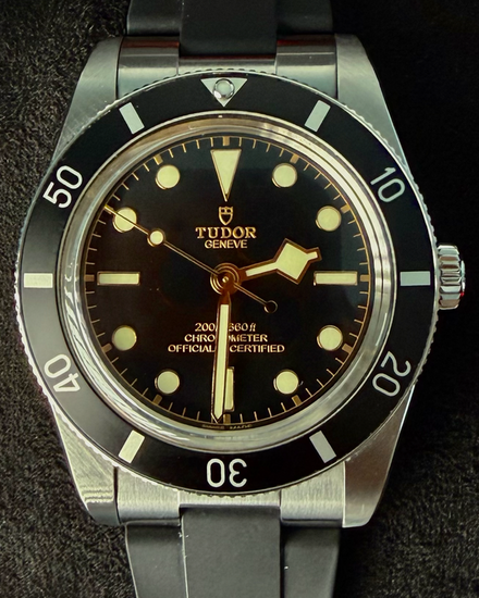 2025 Tudor Black Bay '54 37MM Black Dial Steel Bracelet (79000N)