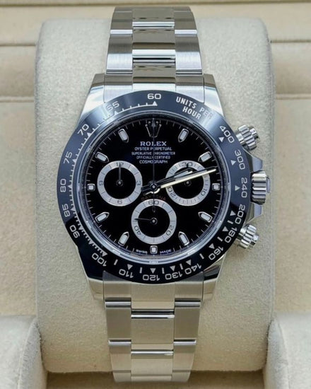 2019 Rolex Cosmograph Daytona 40MM Black Dial Oyster Bracelet (116500LN)