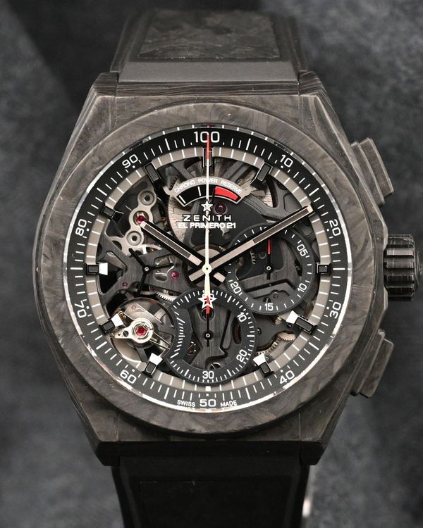 Zenith Defy El Primero 21 44MM Skeleton Dial Rubber Strap (10.9000.9004/96.R921)