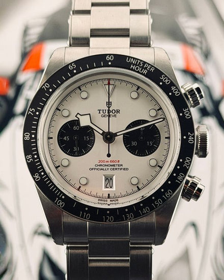 2022 Tudor Black Bay Chrono "Panda" 41MM White Dial Steel Bracelet (79360N)