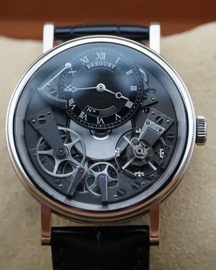 2024 Breguet Tradition 40MM Skeleton Dial Leather Strap (7057BB/G9/9W6)