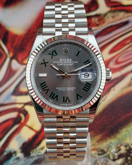 2024 Rolex Datejust "Wimbledon" 36MM Slate Dial Jubilee Bracelet (126234)