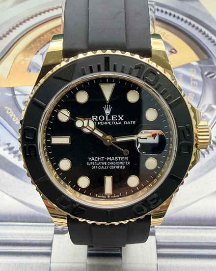 2026 Rolex Yacht-Master 42MM Black Dial Rubber Strap (226658)