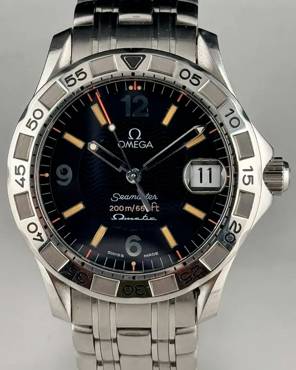 Omega Seamaster 200 36MM Quartz Black Dial Steel Bracelet (2514.50.00)