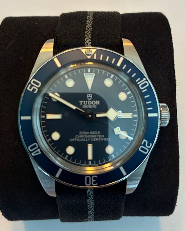 No Reserve - 2023 Tudor Black Bay '58 39MM Blue Dial Textile Strap (79030B)