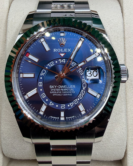 2026 Rolex Sky-Dweller 42MM Blue Dial Oyster Bracelet (336934)