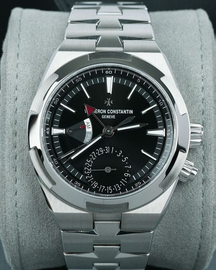 2025 Vacheron Constantin Overseas Dual Time 41MM Black Dial Steel Bracelet (7920V/210A-B546)