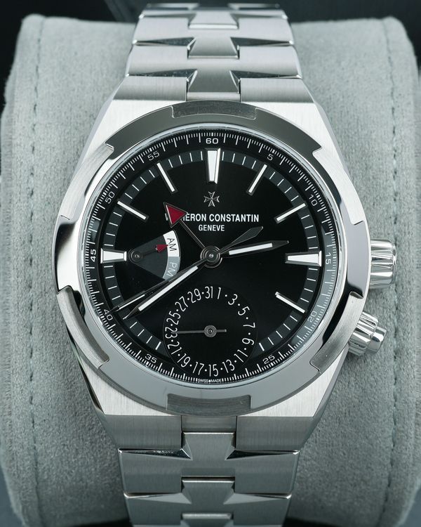 2025 Vacheron Constantin Overseas Dual Time 41MM Black Dial Steel Bracelet (7920V/210A-B546)