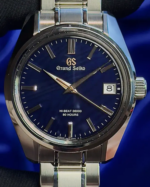 2022 Grand Seiko Heritage L.E. 40MM Blue Dial Steel Bracelet (SLGH009)