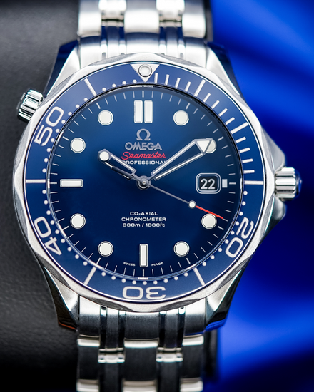 No Reserve - 2024 Omega Seamaster Diver 300M 41MM Blue Dial Steel Bracelet (212.30.41.20.03.001)