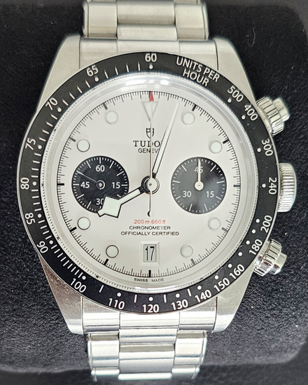 2024 Tudor Black Bay Chrono "Panda" 41MM White Dial Steel Bracelet (79360N)
