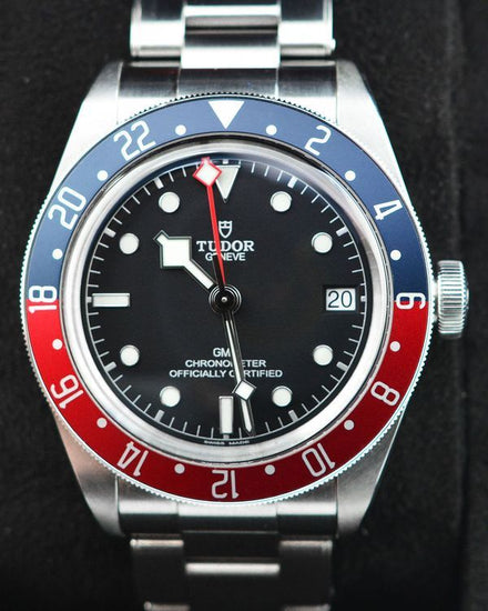 No Reserve - 2025 Tudor Black Bay GMT "Pepsi" 41MM Black Dial Steel Bracelet (79830RB)