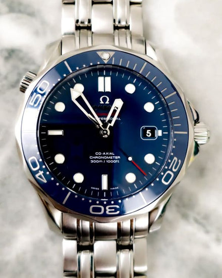 No Reserve - 2025 Omega Seamaster Diver 300M 41MM Blue Dial Steel Bracelet (212.30.41.20.03.001)