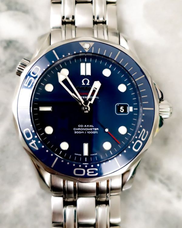 No Reserve - 2025 Omega Seamaster Diver 300M 41MM Blue Dial Steel Bracelet (212.30.41.20.03.001)