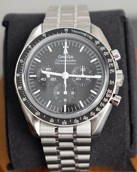 2026 Omega Speedmaster Professional Moonwatch 42MM Black Dial Steel Bracelet (310.30.42.50.01.002)