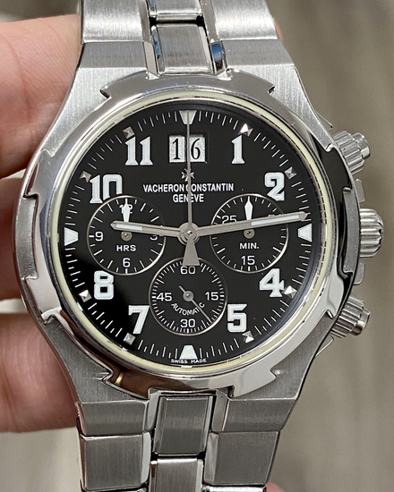 Vacheron Constantin Overseas Chronograph 40MM Black Dial Steel Bracelet (49140/423A-8886)