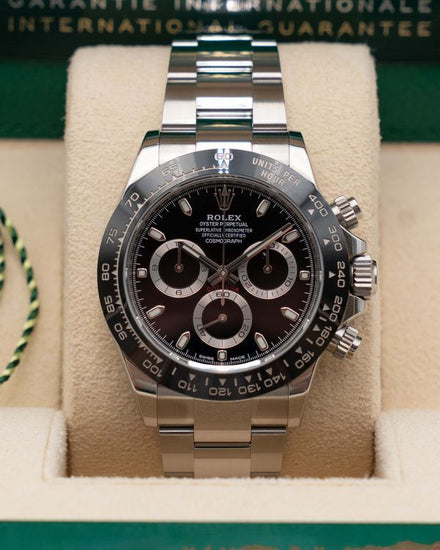 2020 Rolex Cosmograph Daytona 40MM Black Dial Oyster Bracelet (116500LN)