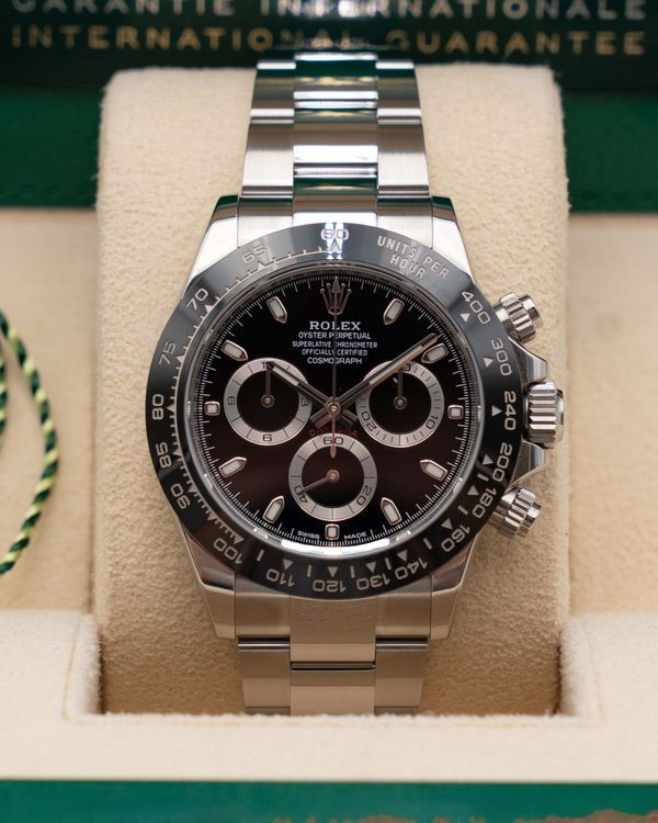 2020 Rolex Cosmograph Daytona 40MM Black Dial Oyster Bracelet (116500LN)