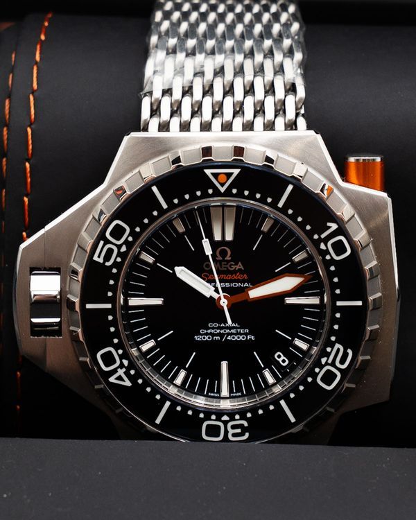 2013 Omega Seamaster Ploprof 55MM Black Dial Steel Bracelet (224.30.55.21.01.001)