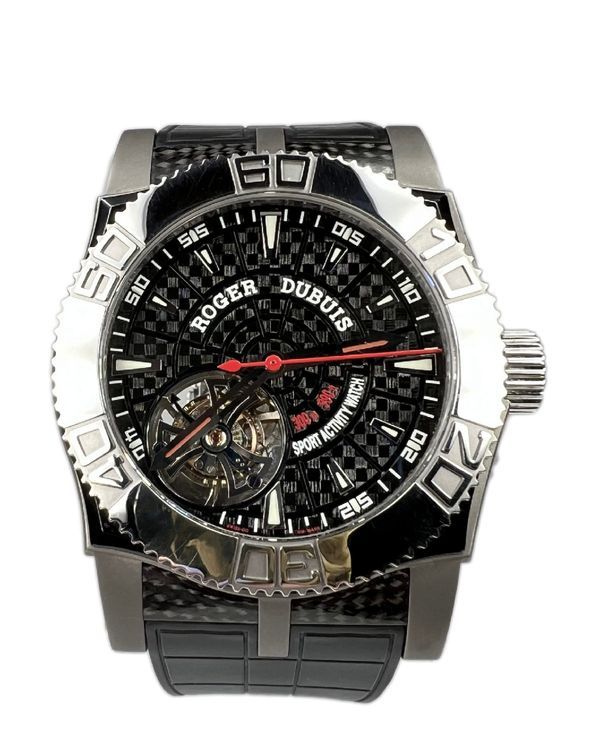 Roger Dubuis Easy Diver 48MM Black Dial Rubber Strap (SE48029/0K9)
